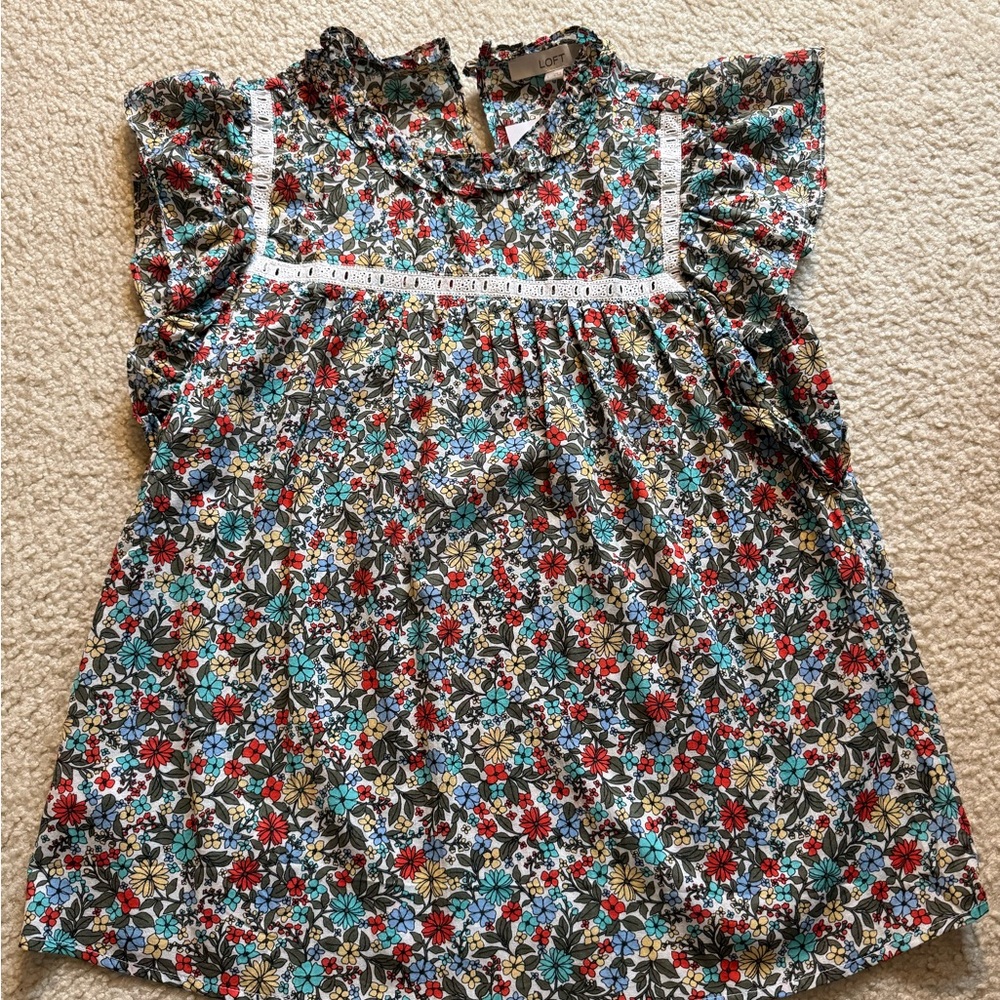 New with tags. LOFT women's blouse. Size L